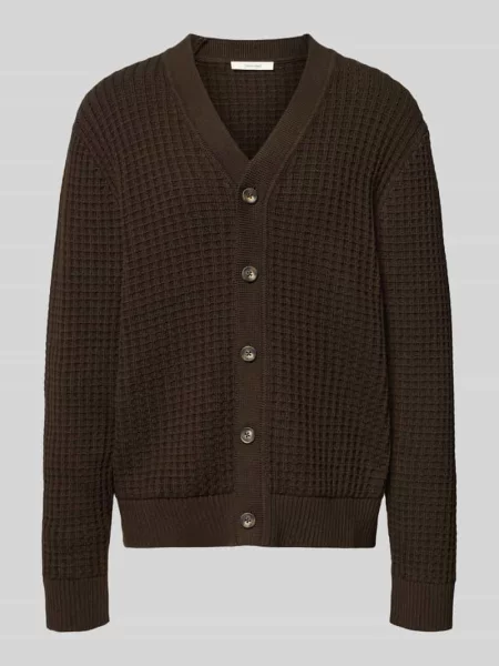 Kardigan o regularnym kroju z czystej bawełny model „TOM” Selected Homme