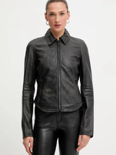 Diesel geacă de piele L-EGRAD de tranziție maro