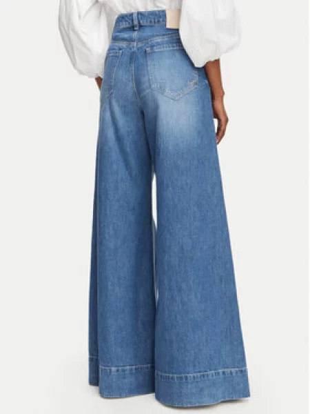 BOSS Džinsai C Jane Wide Leg mėlyna