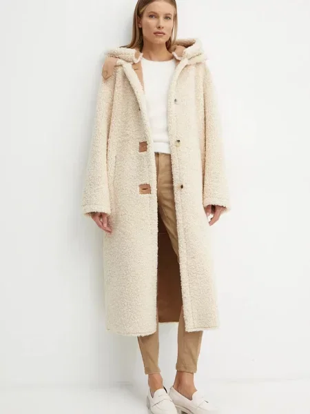 Forte Forte palton femei de tranzitie coat bej