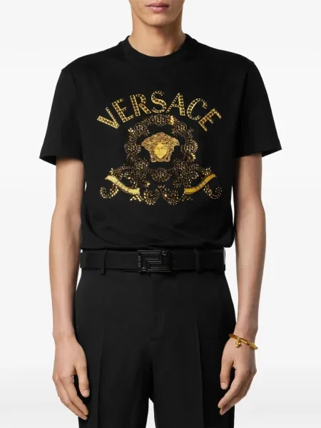 Tricou Versace cu imagine negru