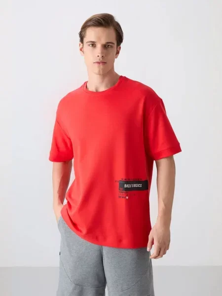 Tommy Life Majica rdeča
