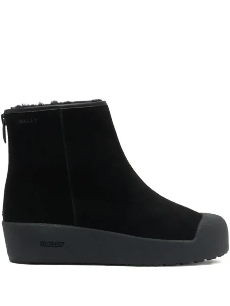 Botine Bally din piele de căprioară negru