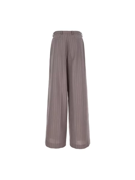 Spodnie Dries Van Noten fioletowe