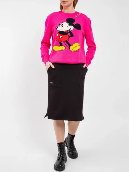 Just Before Спідниця міді чорний