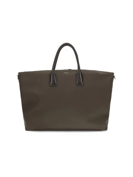 Torba Saint Laurent skórzana brązowa