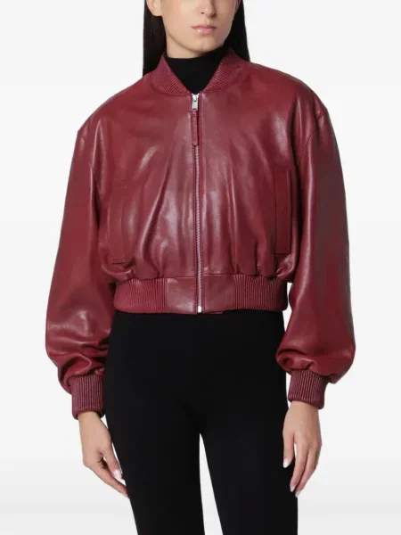 Geanta de piele Arma roșu