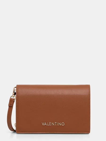 Geanta crossbody Valentino din piele maro