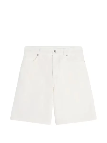 Pantaloni scurți Maison Kitsune cu 5 buzunare alb