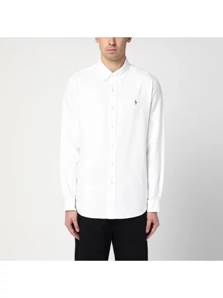 Koszula Polo Ralph Lauren z długim rękawem biała