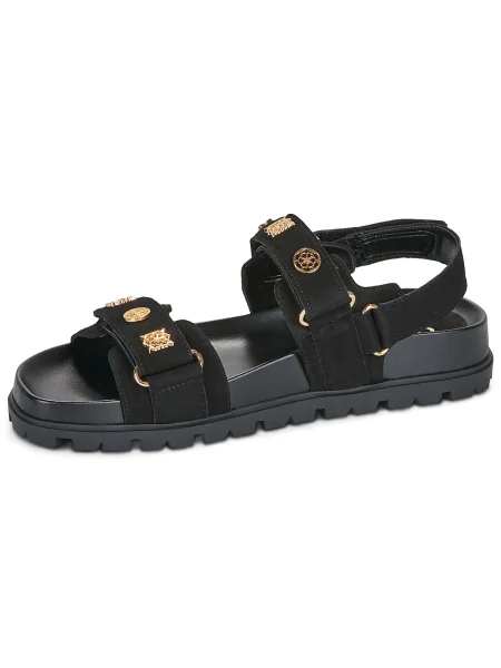GUESS Sandale cu baretă FLORIZI auriu negru