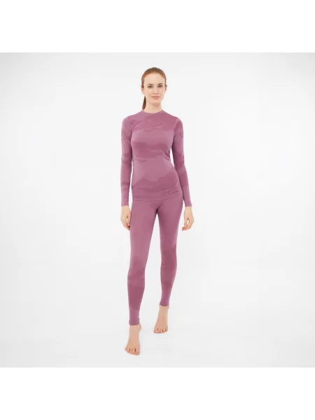 Bielizna termoaktywna VIKING Gasher Merino Lady Set z wełną merino różowa