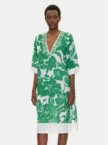 Obleka za na plažo Iconique zelena