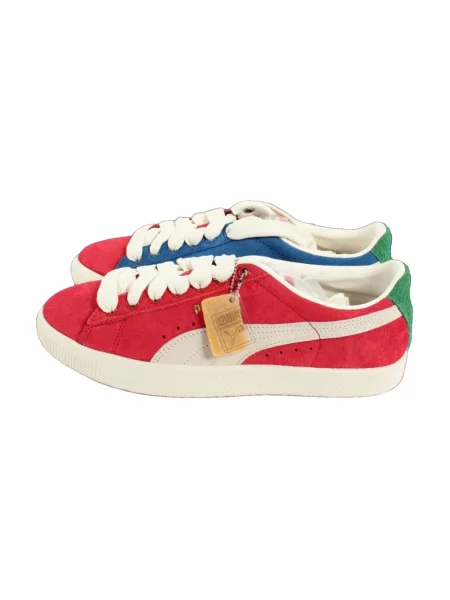 Sneakersy Puma Suede zamszowe retro czerwone