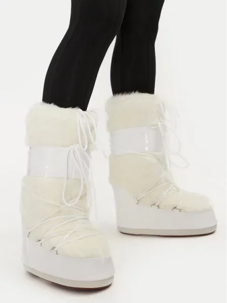 Kozačky Moon Boot bílé