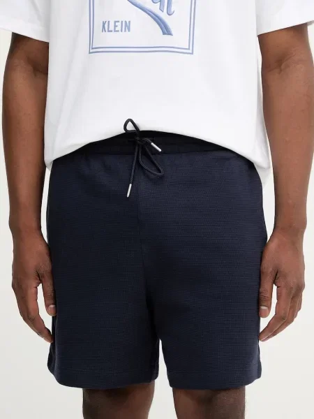 Kratke hlače Calvin Klein Jeans mornarsko modra