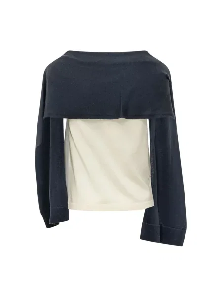 Sweter Jw Anderson na ramiączkach biały