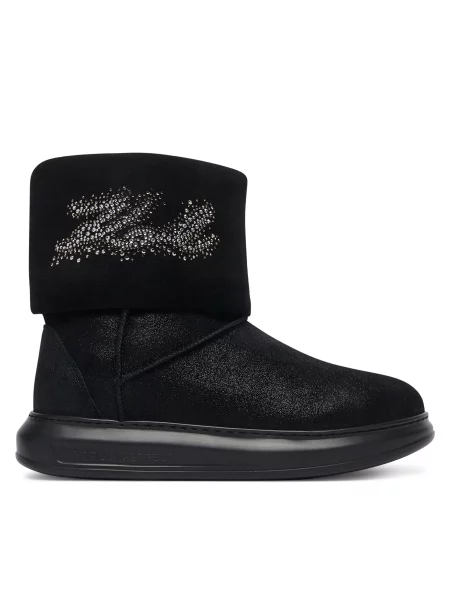 Snehule KARL LAGERFELD Kapri Kosi čierna