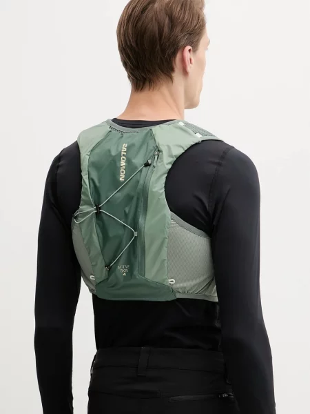 Жилет Salomon для бега зеленый