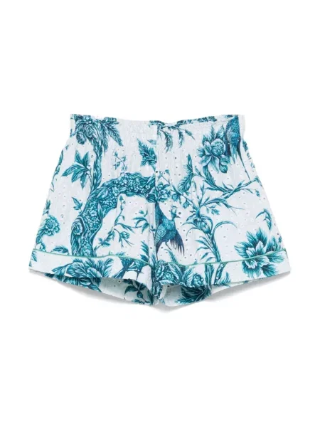 Szorty F.r.s For Restless Sleepers z nadrukiem niebieskie