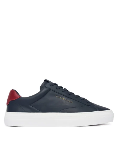 Tommy Hilfiger Sneakers Premium Dress Cupsole Lth Bleumarin
