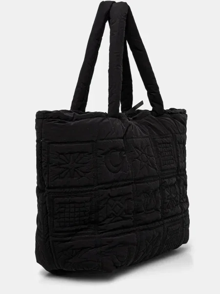 Kabelka Nanushka SOFT TOTE čierna