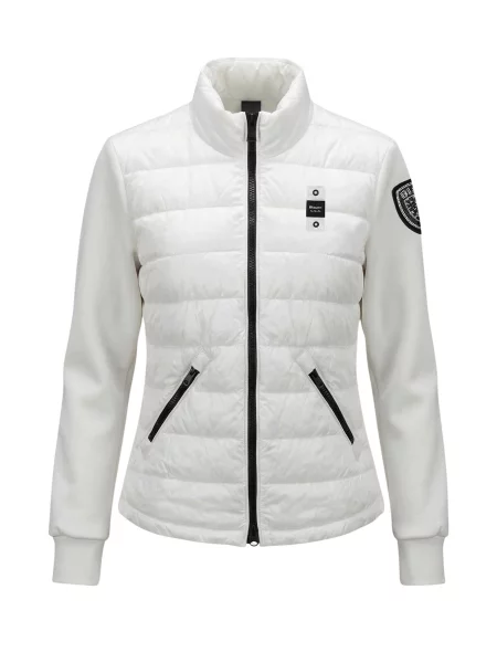 Pikowana kurtka puchowa Blauer biała