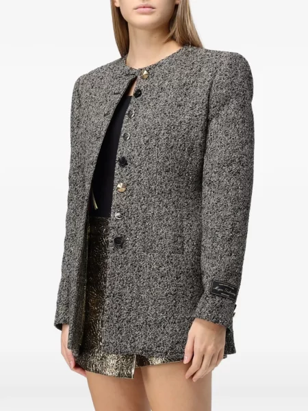 Palton Msgm tricotate gri