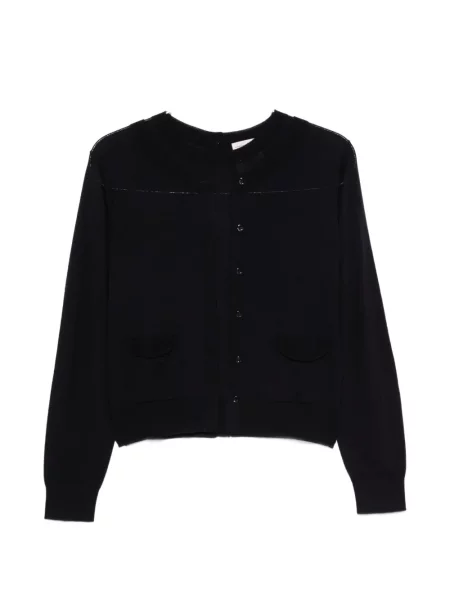 Cardigan Semicouture de lână albastru
