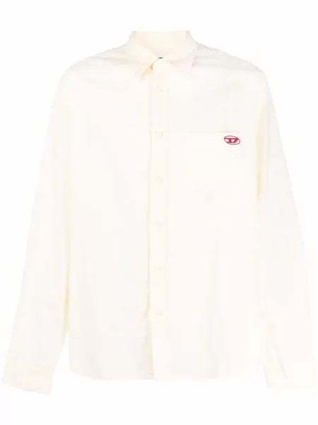 Риза Diesel бродирана жълто