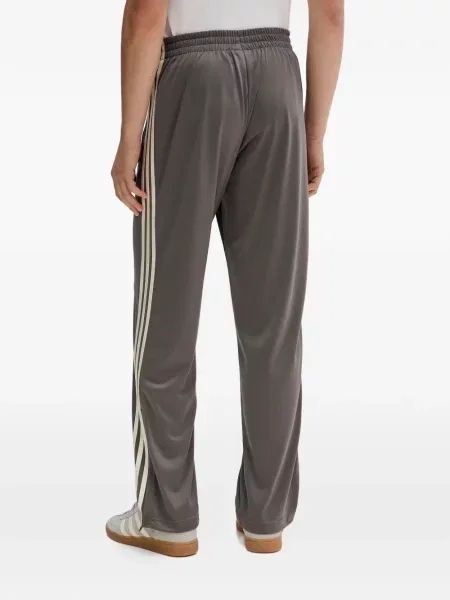 Pantaloni Adidas tricotate cu autograf alergare albastru