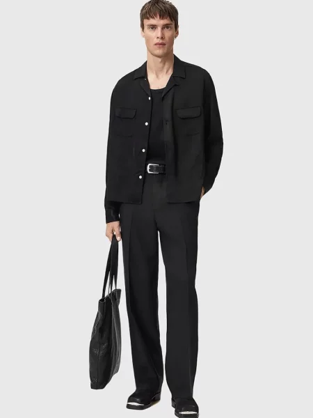 Рубашка Allsaints черная