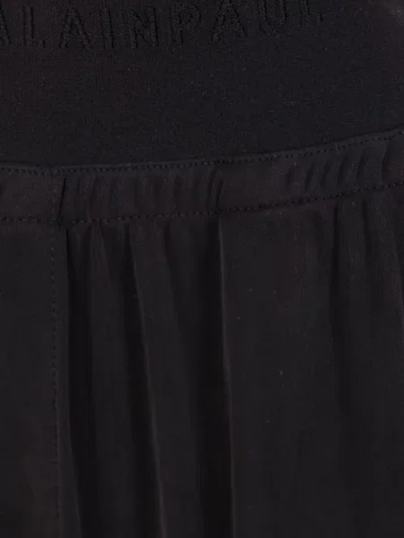 Szerokie spodnie Alainpaul czarne
