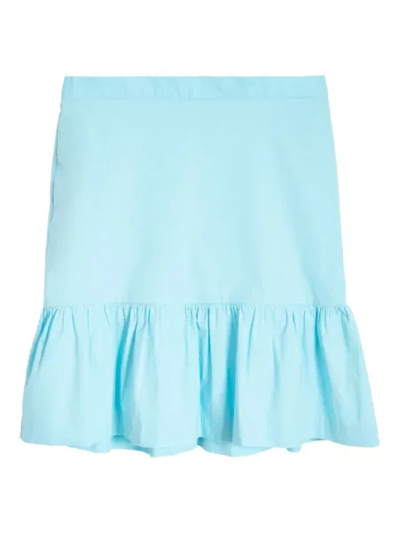 Fusta mini Isolda cu volane albastru