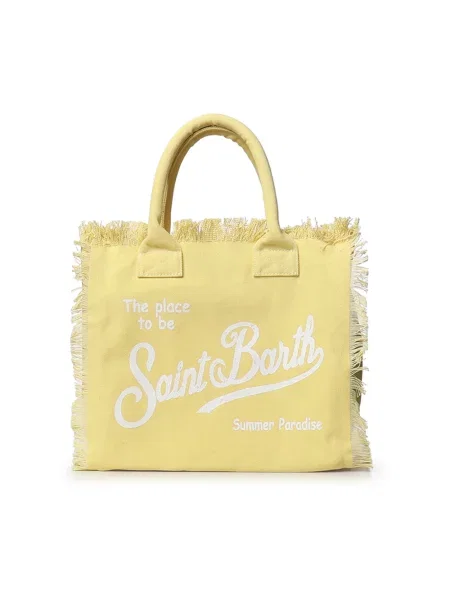 Shopperka Mc2 Saint Barth z logo żółta