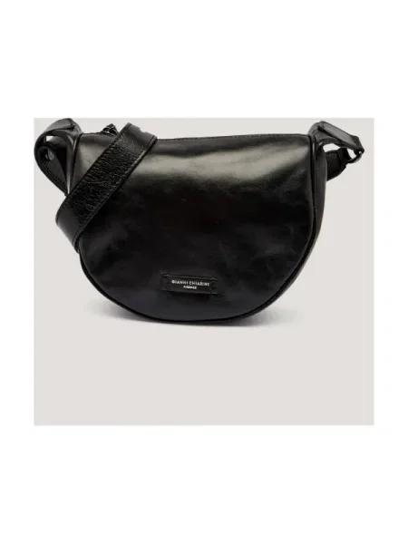 GIANNI CHIARINI De piele geantă pe umăr CHARLOTTE negru