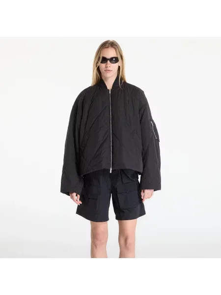 Стеганая куртка Jordan черная