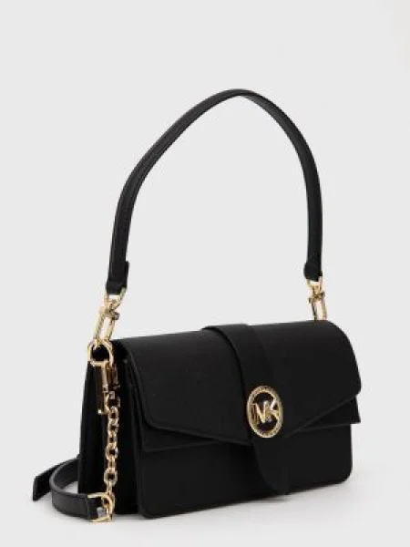 Geanta de piele Michael Michael Kors din piele negru