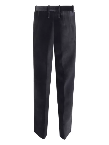 Pantaloni Jil Sander de catifea negru