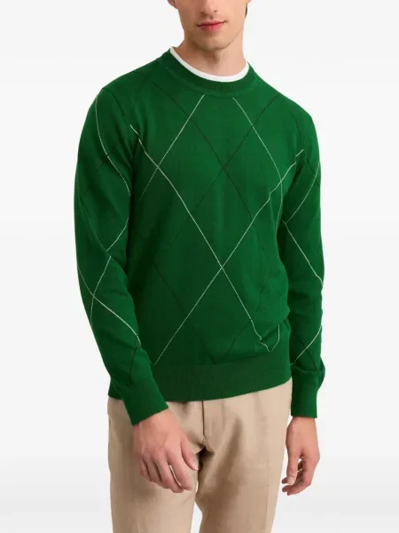 Pulover Pringle Of Scotland cu model argyle verde