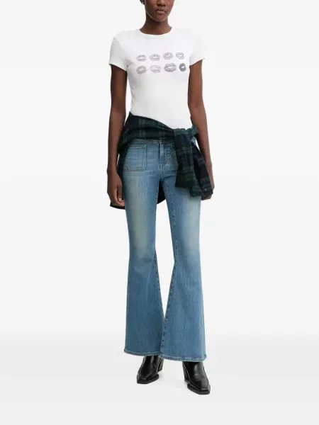 Tricou Miss Sixty cu imagine alb