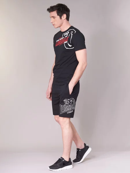 LONSDALE Tričko WALKLEY' černá
