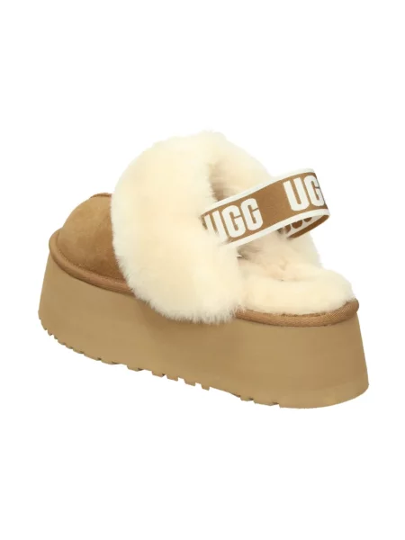 Trampki Ugg skórzane wsuwane beżowe