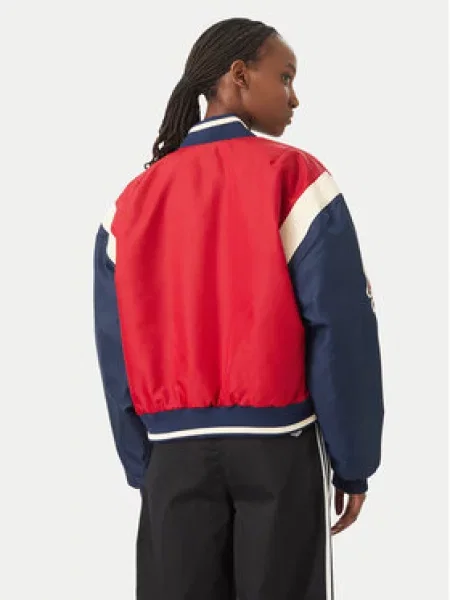 Bunda bomber adidas červená