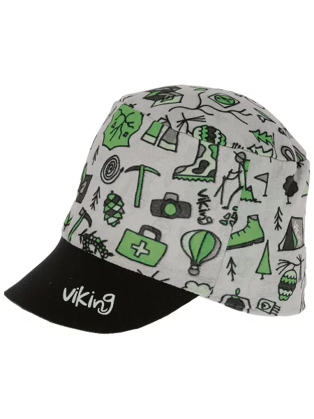 Czapka z ochroną UV Viking Moko Junior szara
