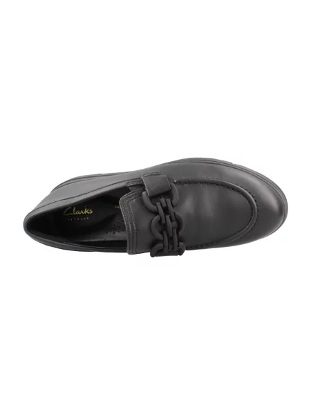 Mokasíny Clarks čierna