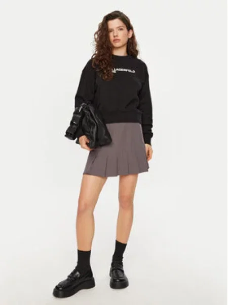 Karl Lagerfeld Jeans Mikina Černá bílá