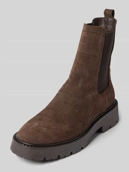 Buty chelsea z prawdziwej skóry bydlęcej Tamaris