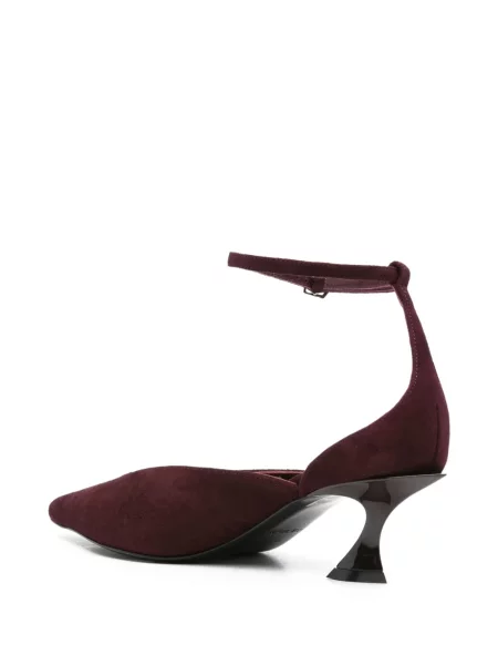 Pantofi cu toc Mugler roșu