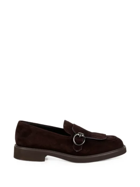 Pantofi loafer Luca Grossi cu cataramă maro